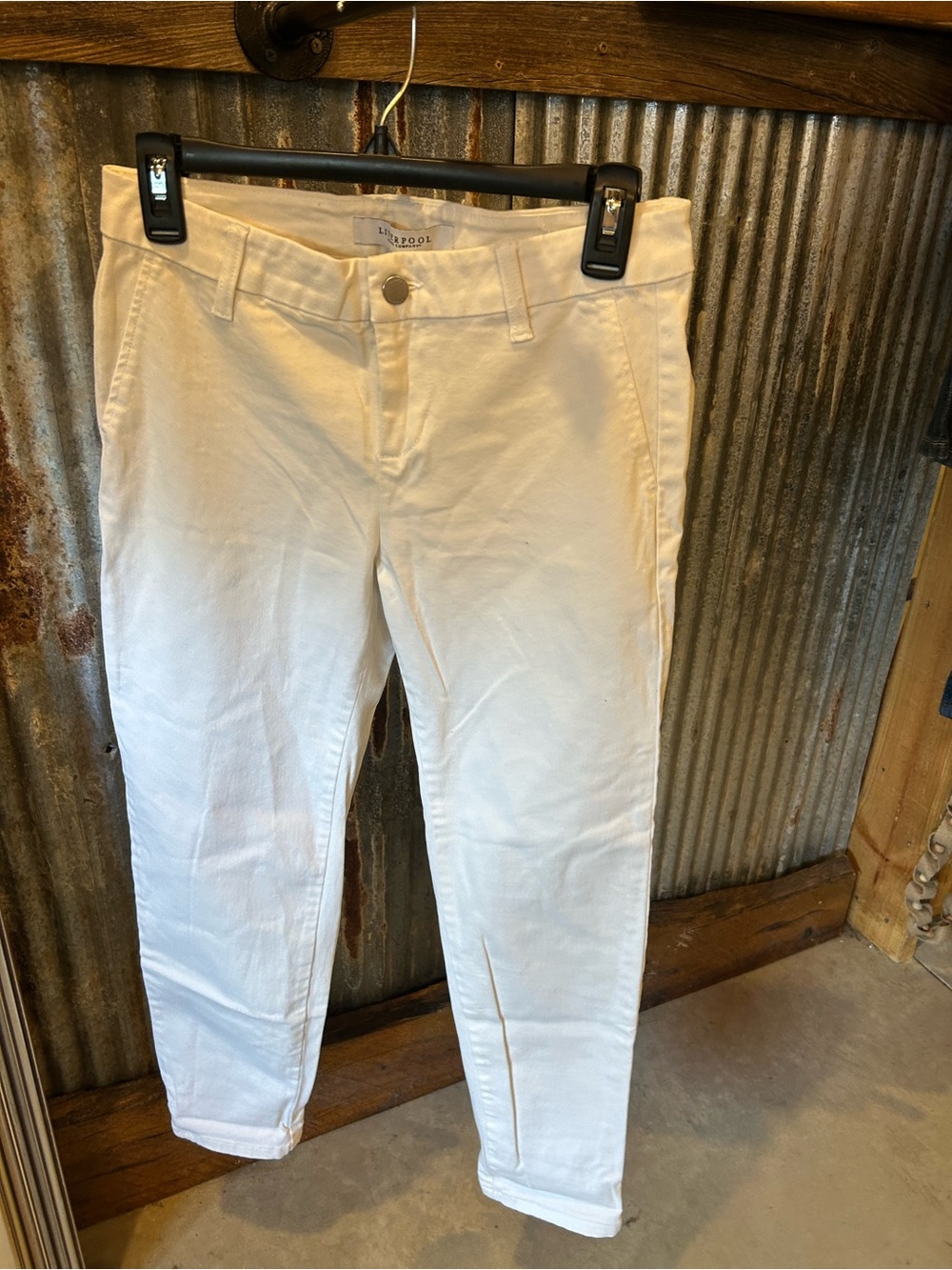 Liverpool White Women's Slim Fit Jeans